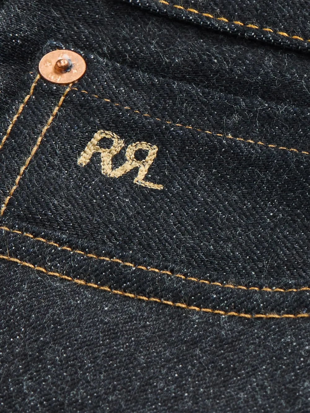 Ralph Lauren RRL High Slim East-West jeans Blauw