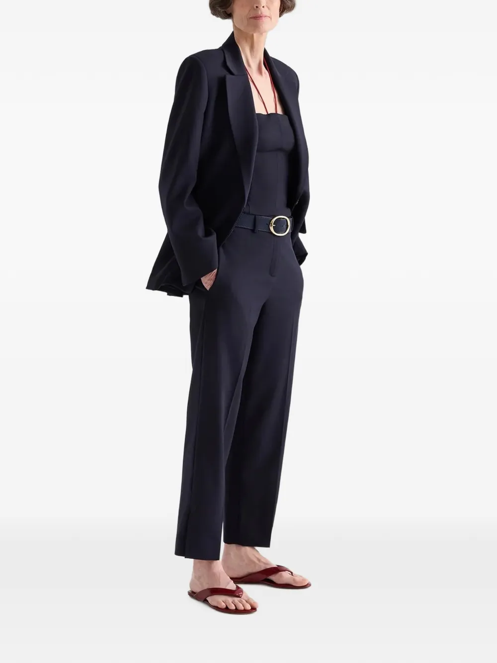 TWP Roberts straight broek Blauw