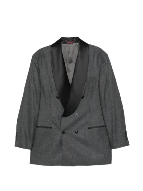 Brunello Cucinelli double-breasted shawl-lapel suit