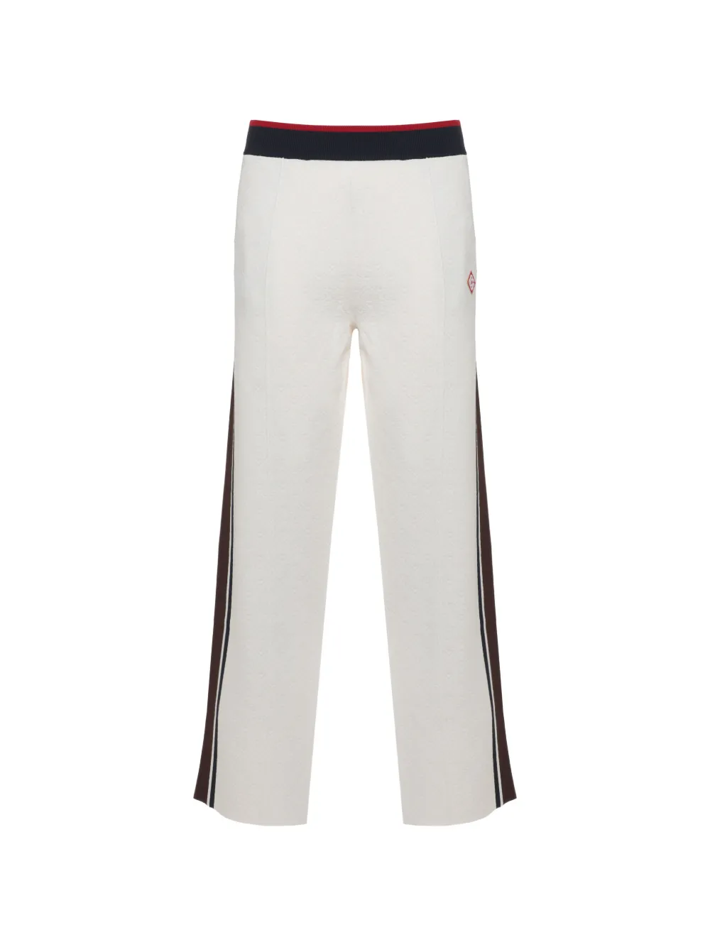 Casablanca Café Culture stripe track pants - Bianco