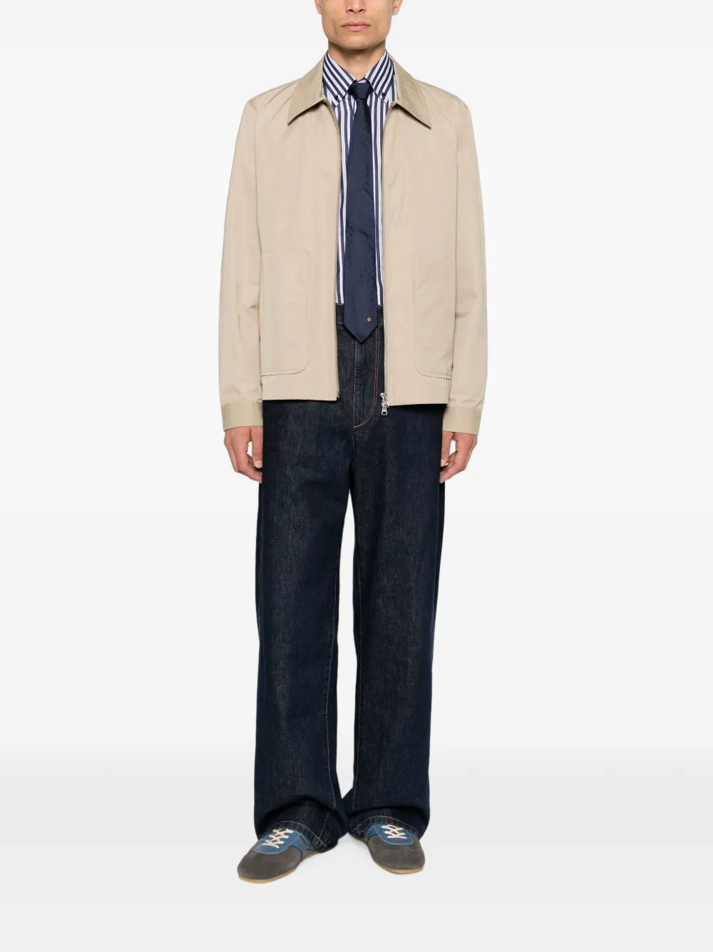 ETRO Gestreept overhemd Blauw