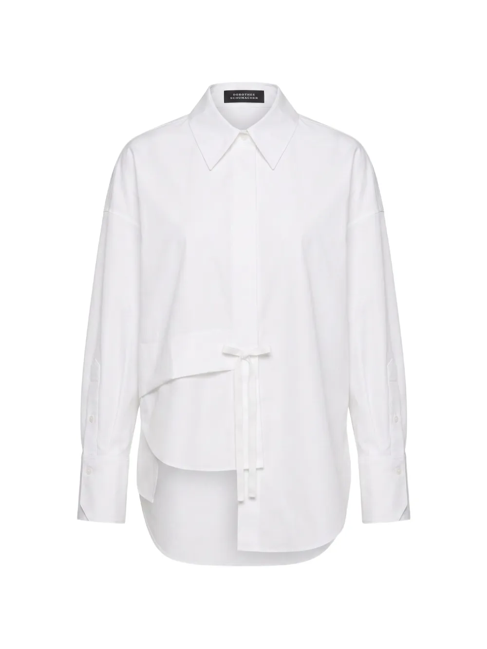 Dorothee Schumacher Poplin Power Langarmshirt - Weiß