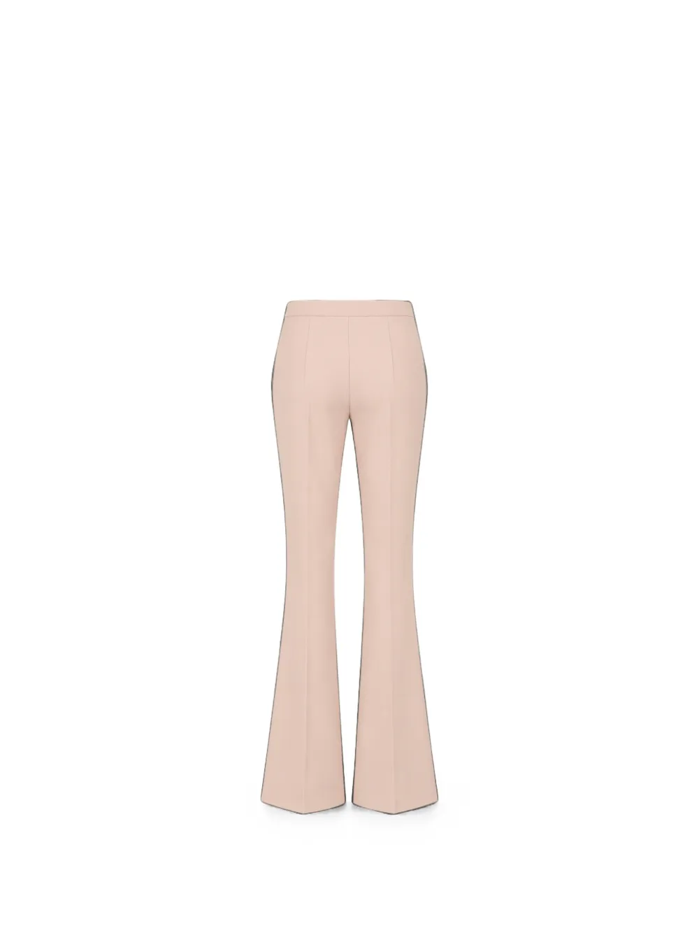 Elisabetta Franchi belted flared trousers Beige