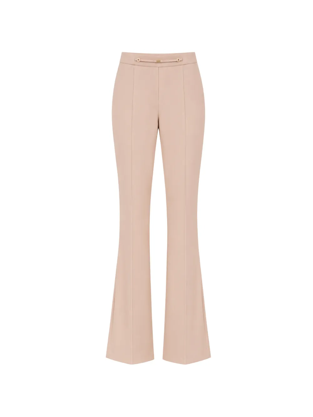 Elisabetta Franchi belted flared trousers - Toni neutri