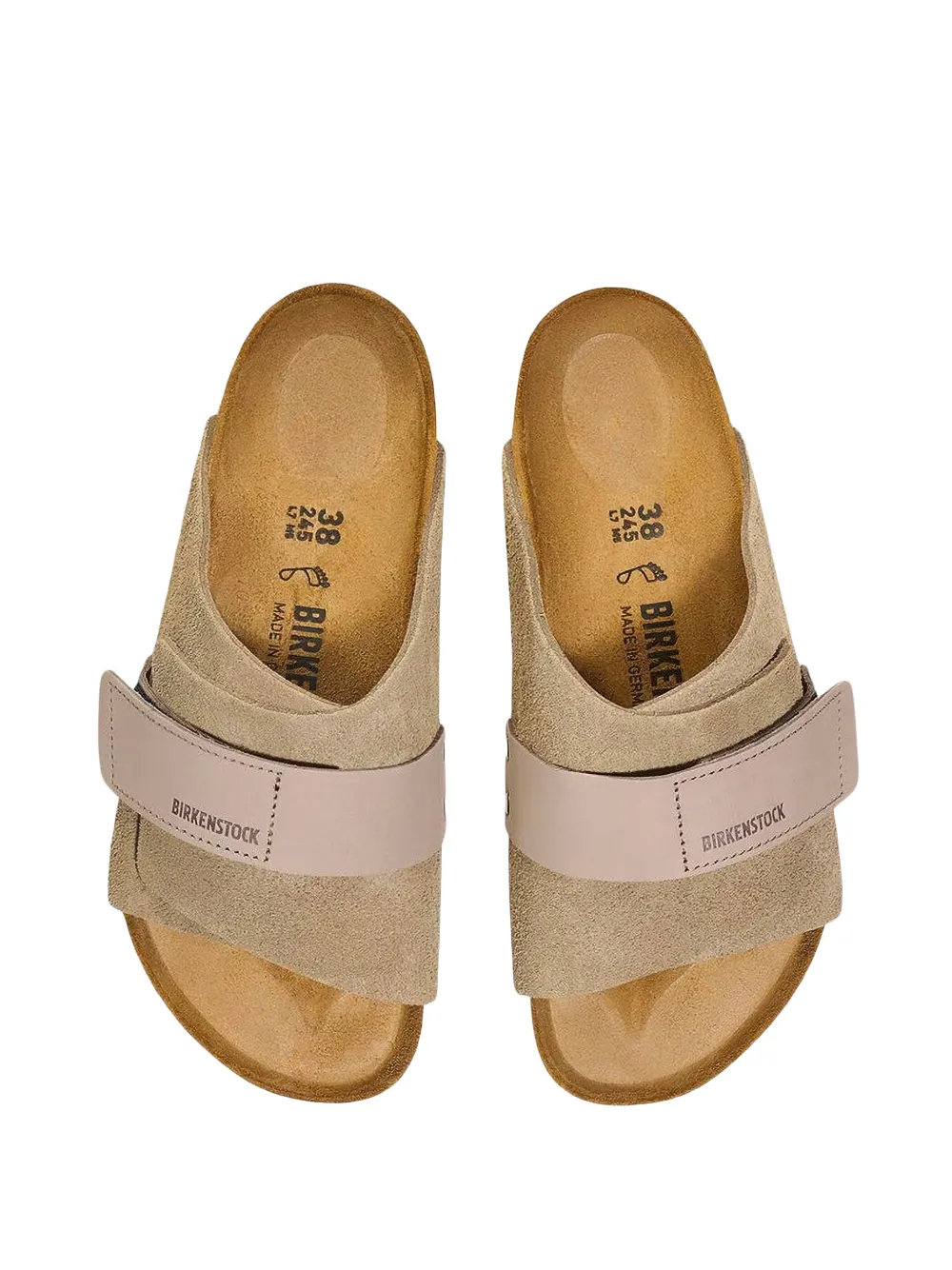 Birkenstock Kyoto touch-strap sandals Beige