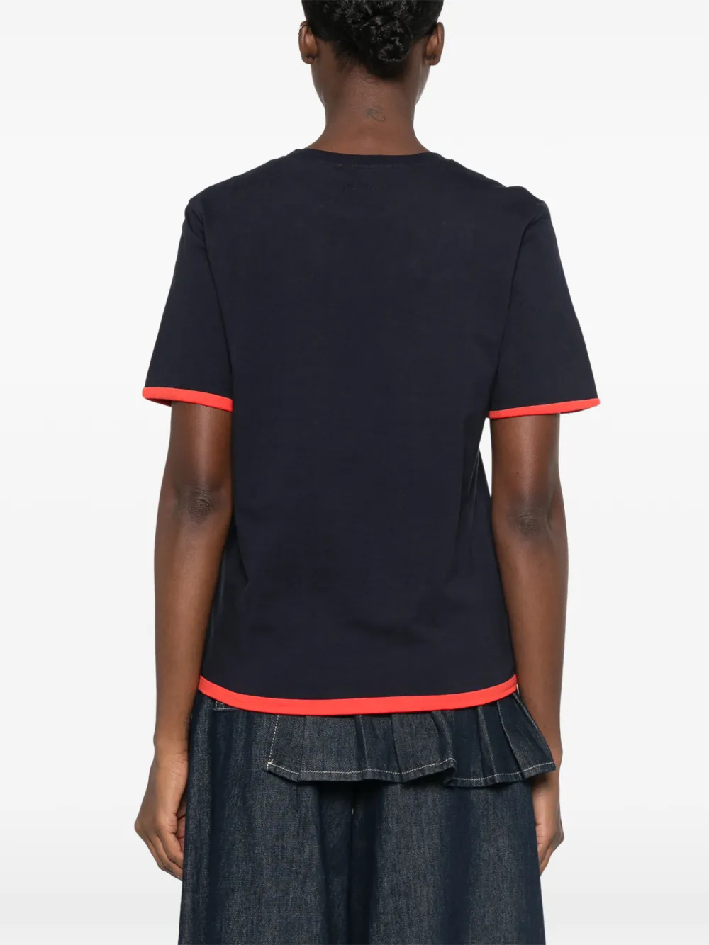 JW Anderson T-shirt met borduurwerk Blauw