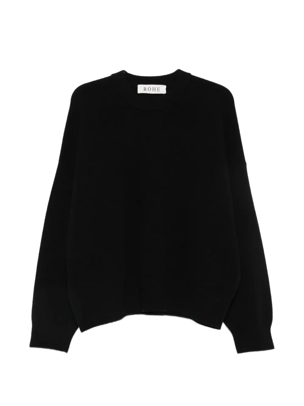 Róhe Maglione girocollo - Nero