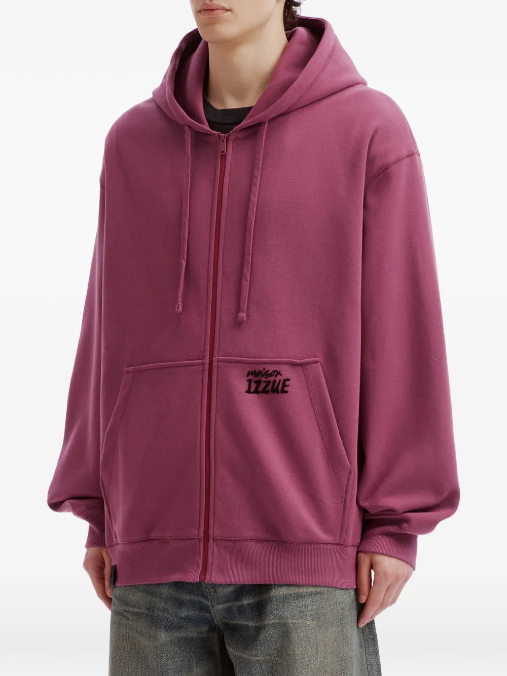 izzue Hoodie met tekst Roze