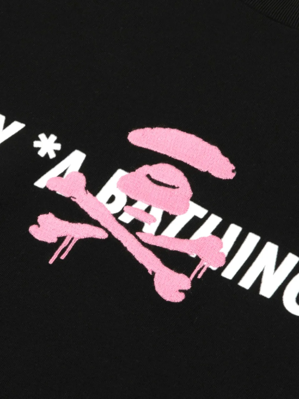 AAPE BY *A BATHING APE Aape T-shirt met lange mouwen Zwart