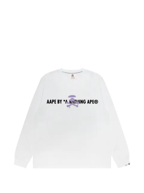 AAPE BY *A BATHING APE® graphic-print long-sleeve T-shirt