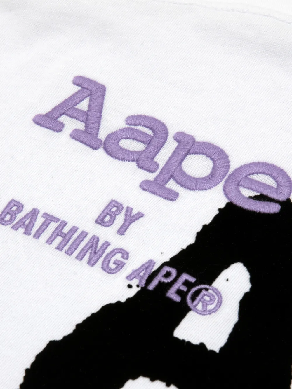 AAPE BY *A BATHING APE T-shirt met print Wit