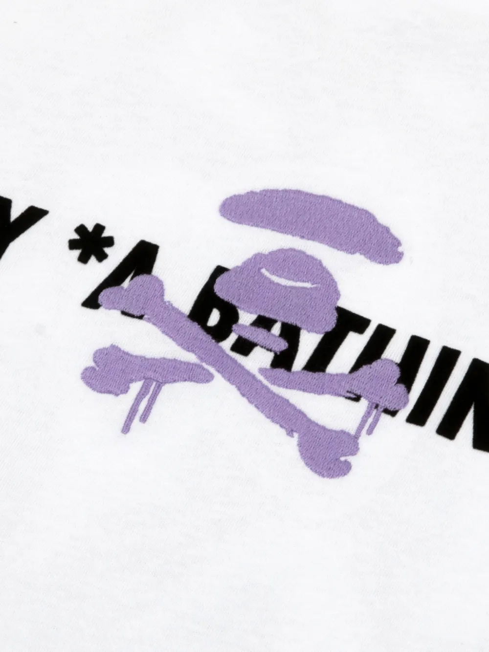 AAPE BY *A BATHING APE T-shirt met print Wit