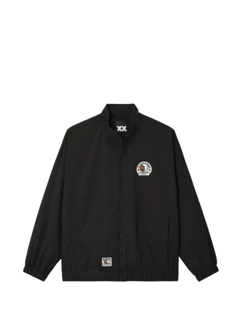 FINGERCROXX logo-patch zip-fastening jacket
