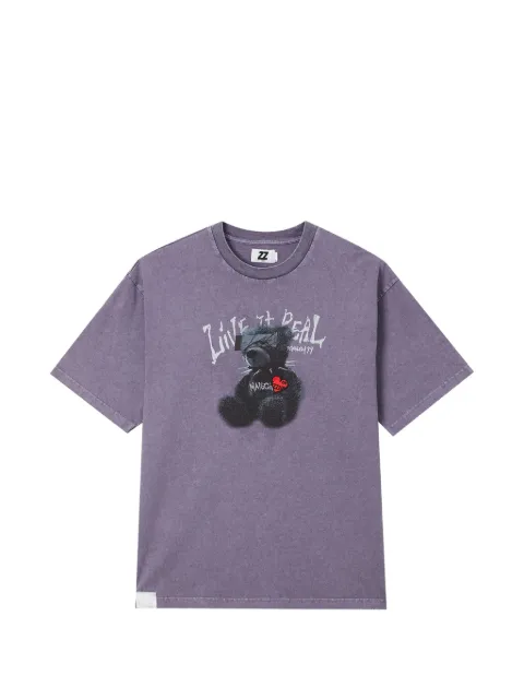 izzue graphic-print cotton T-shirt