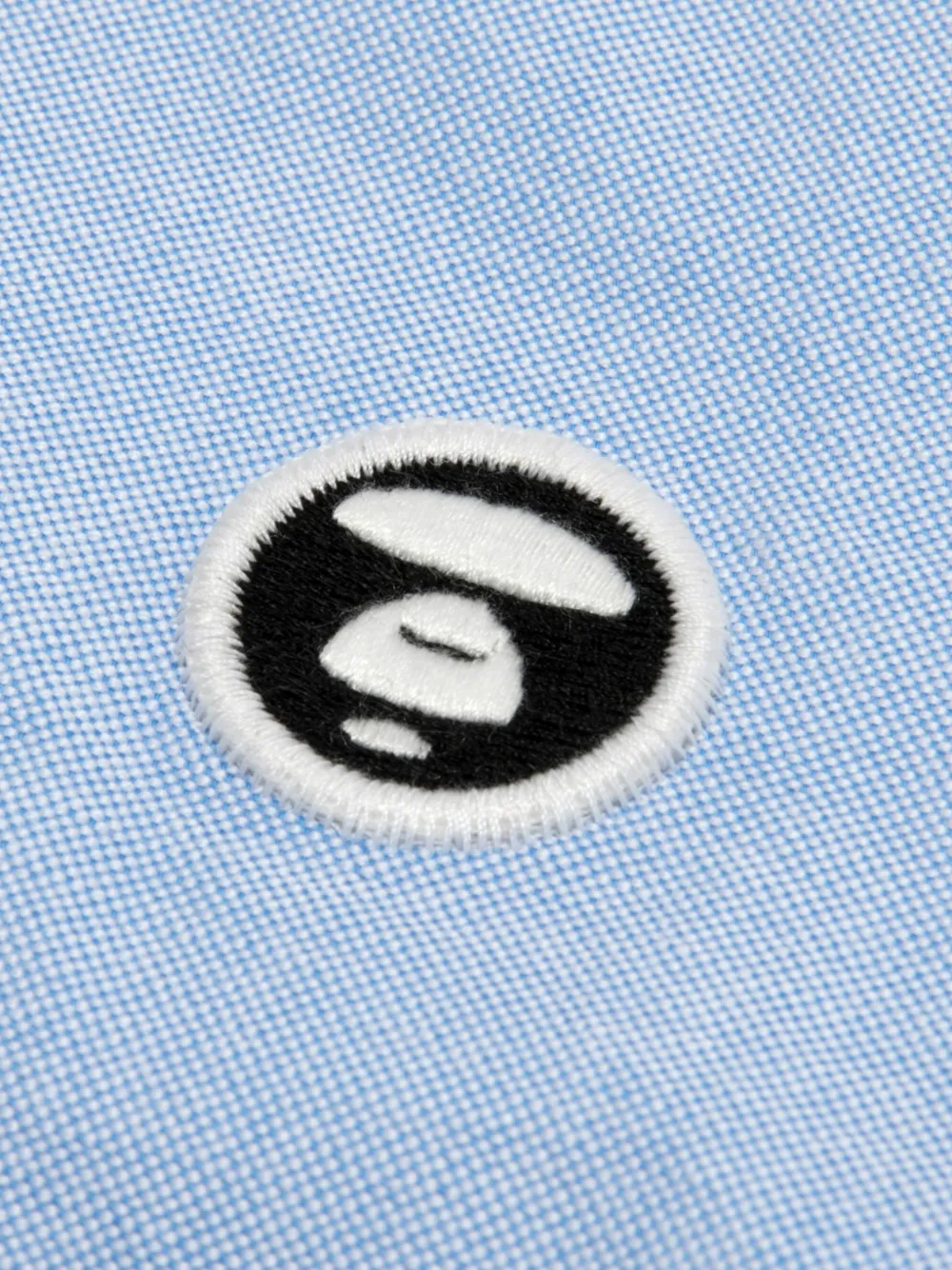 AAPE BY *A BATHING APE Overhemd met logopatch Blauw
