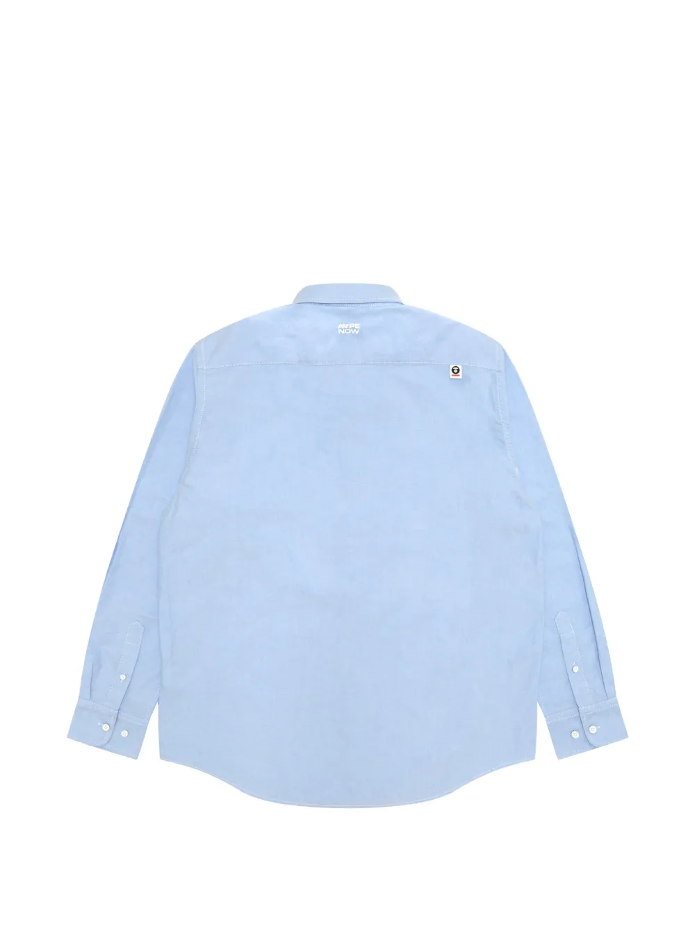 AAPE BY *A BATHING APE Overhemd met logopatch Blauw