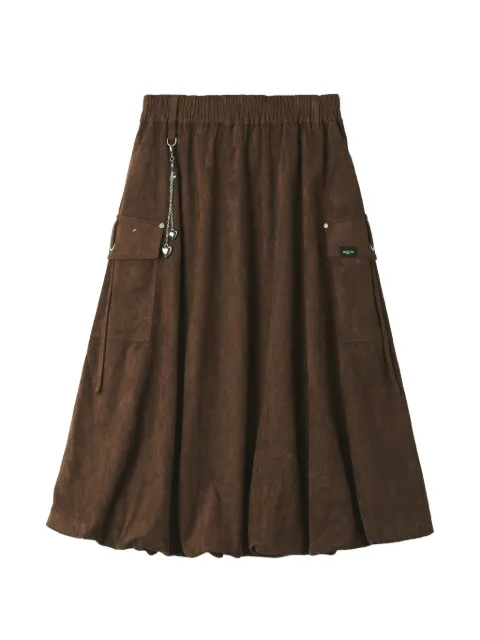 Musium Div. cargo bubble midi skirt