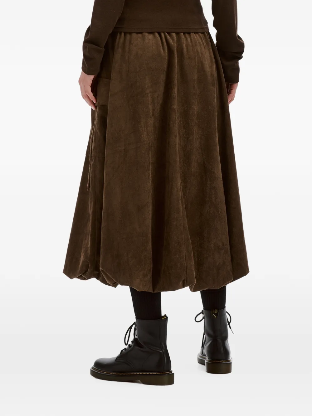 Musium Div. Cargo midi-rok Bruin