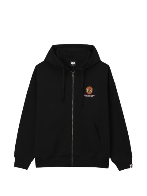 FINGERCROXX hoodie con cierre y estampado gráfico