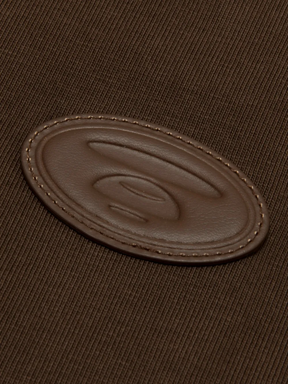 AAPE BY *A BATHING APE T-shirt met logopatch Bruin