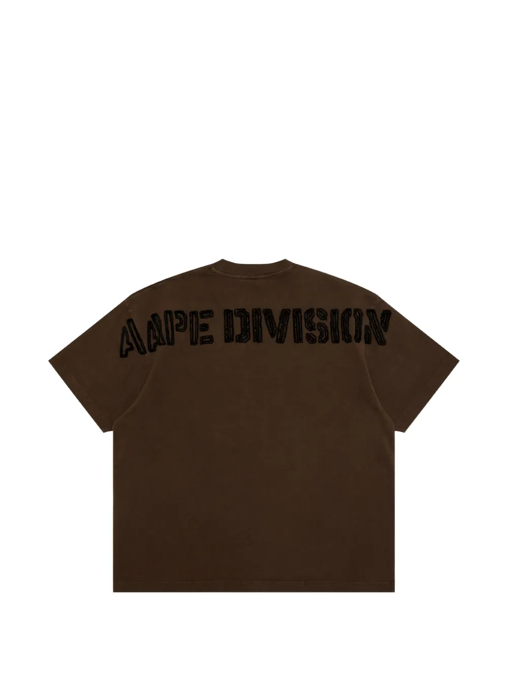 AAPE BY *A BATHING APE T-shirt met logopatch Bruin