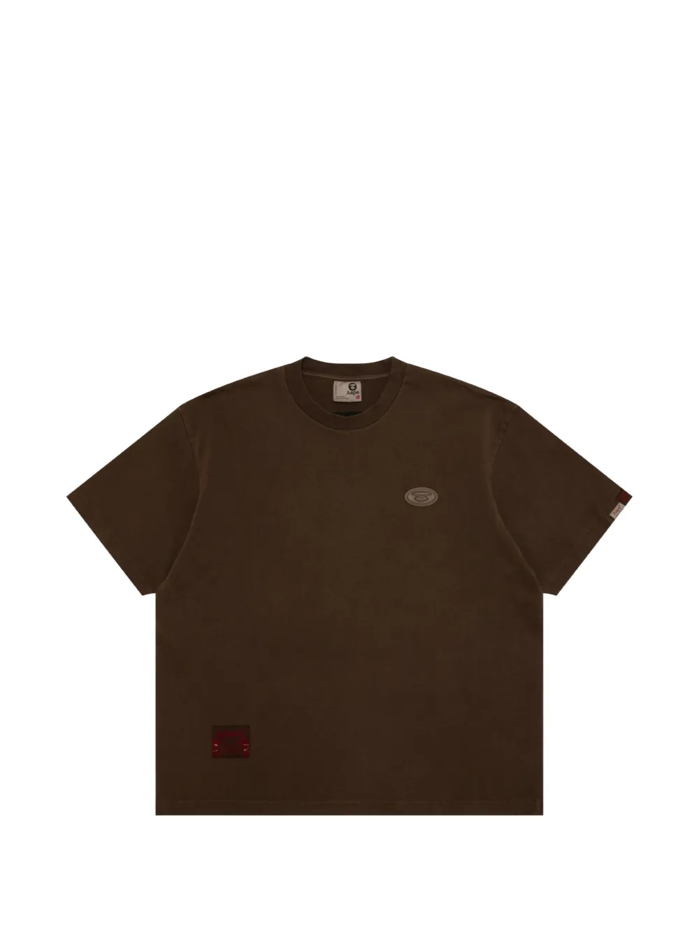 AAPE BY *A BATHING APE® logo-patch T-shirt
