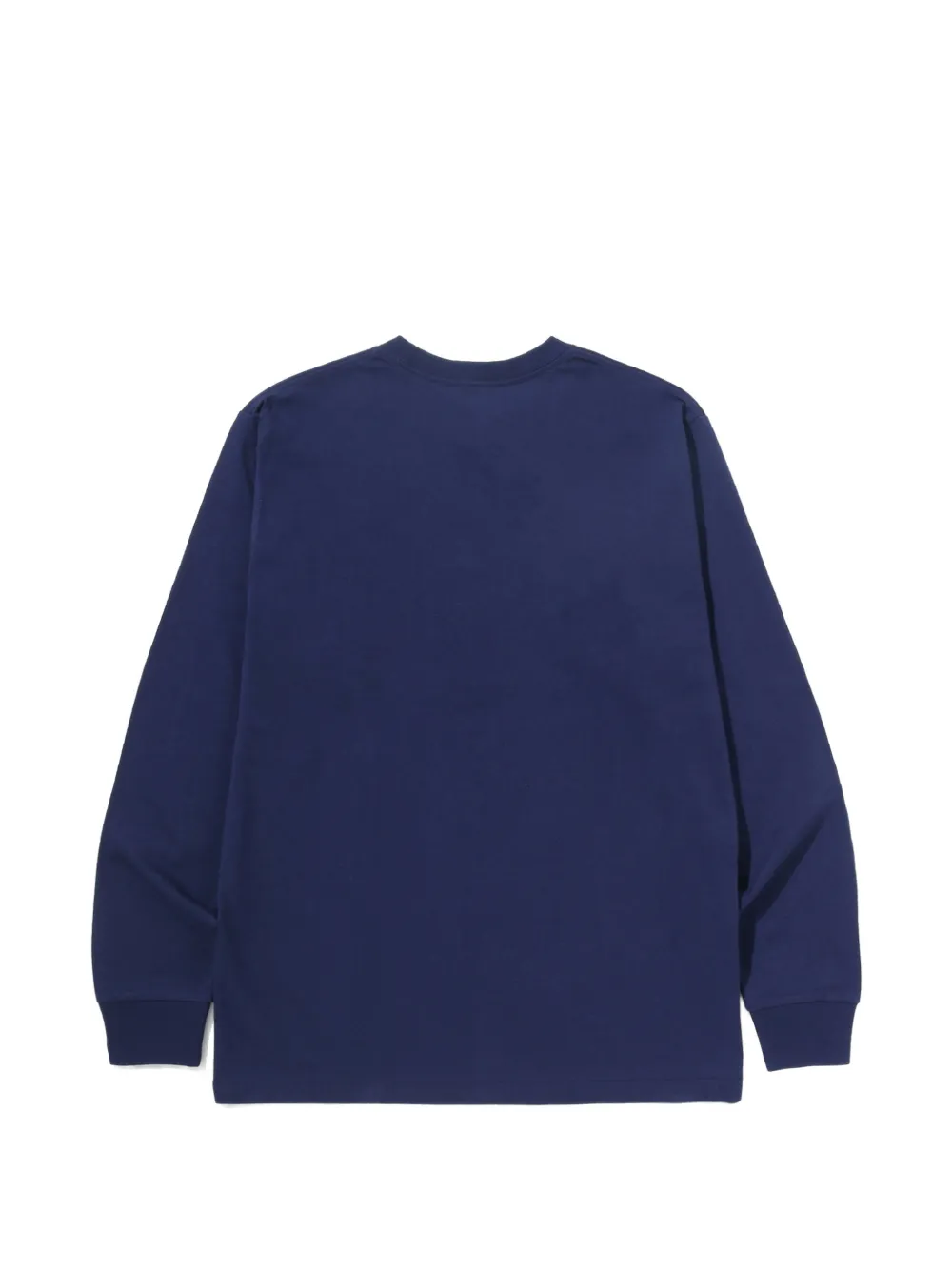 A BATHING APE T-shirt met logoprint Blauw