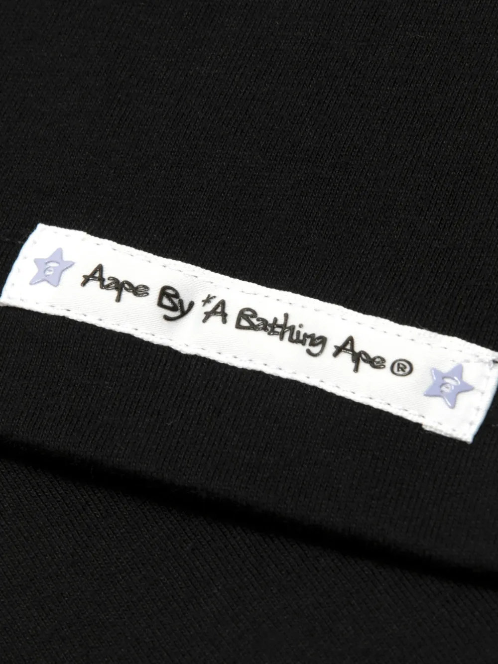 AAPE BY *A BATHING APE Moonface T-shirt met grafische print Zwart