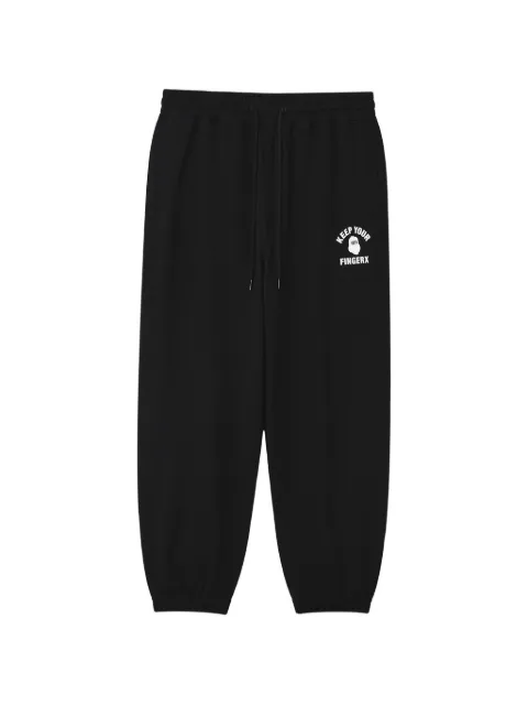 FINGERCROXX pantalones de chándal con logo