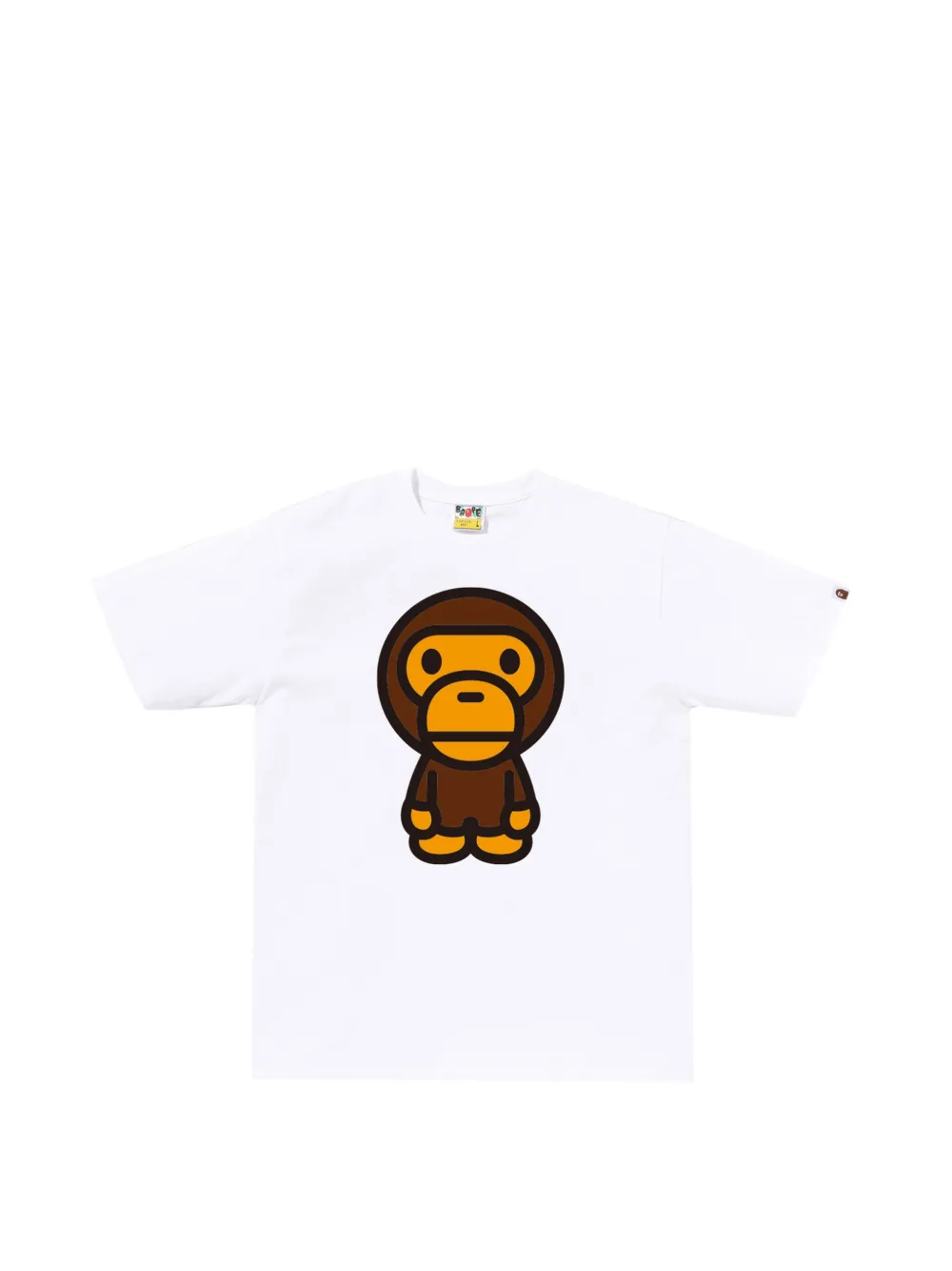 A BATHING APE® Baby Milo-print T-shirt - Bianco