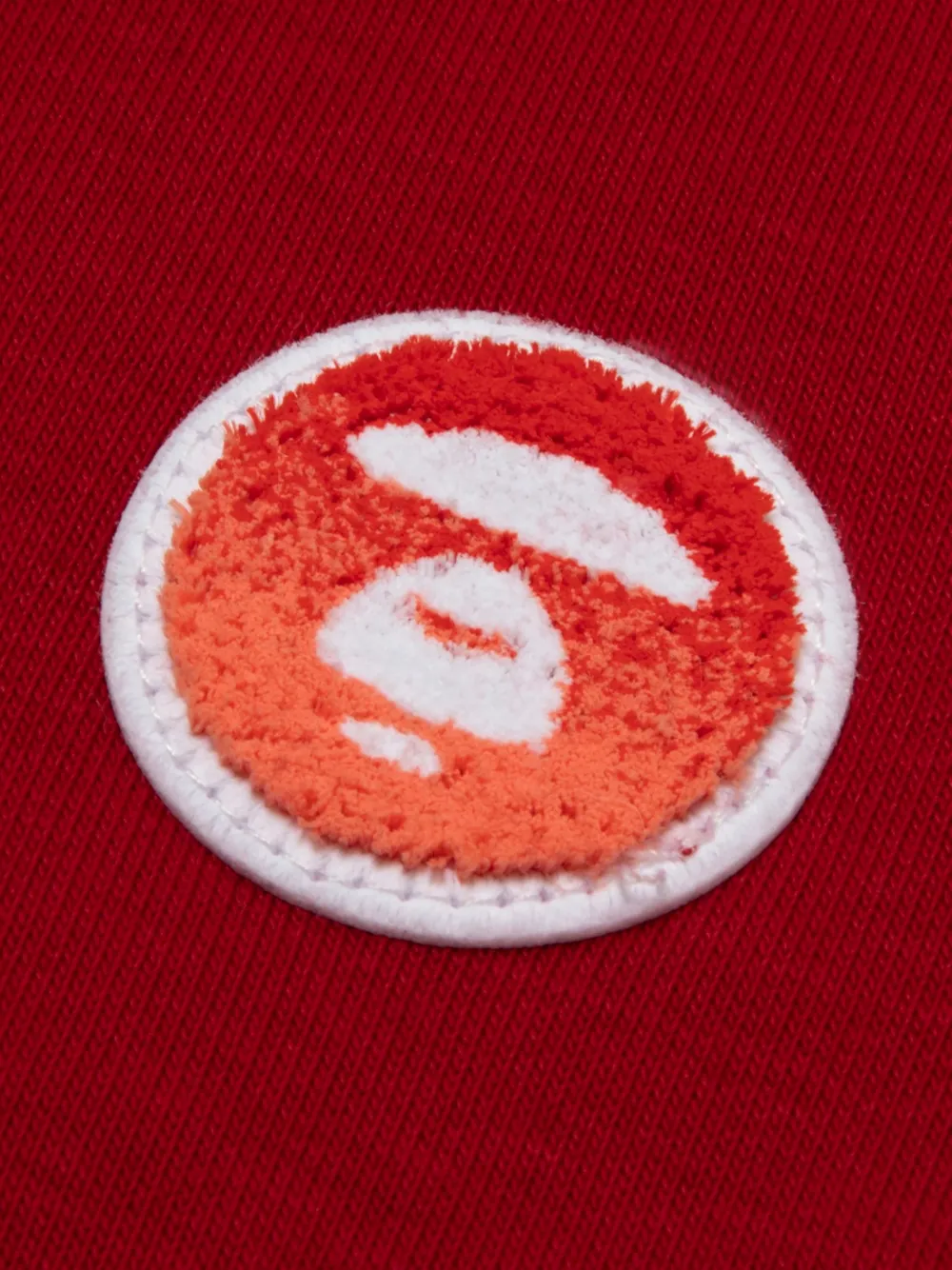 AAPE BY *A BATHING APE Hoodie met logoprint en rits Rood