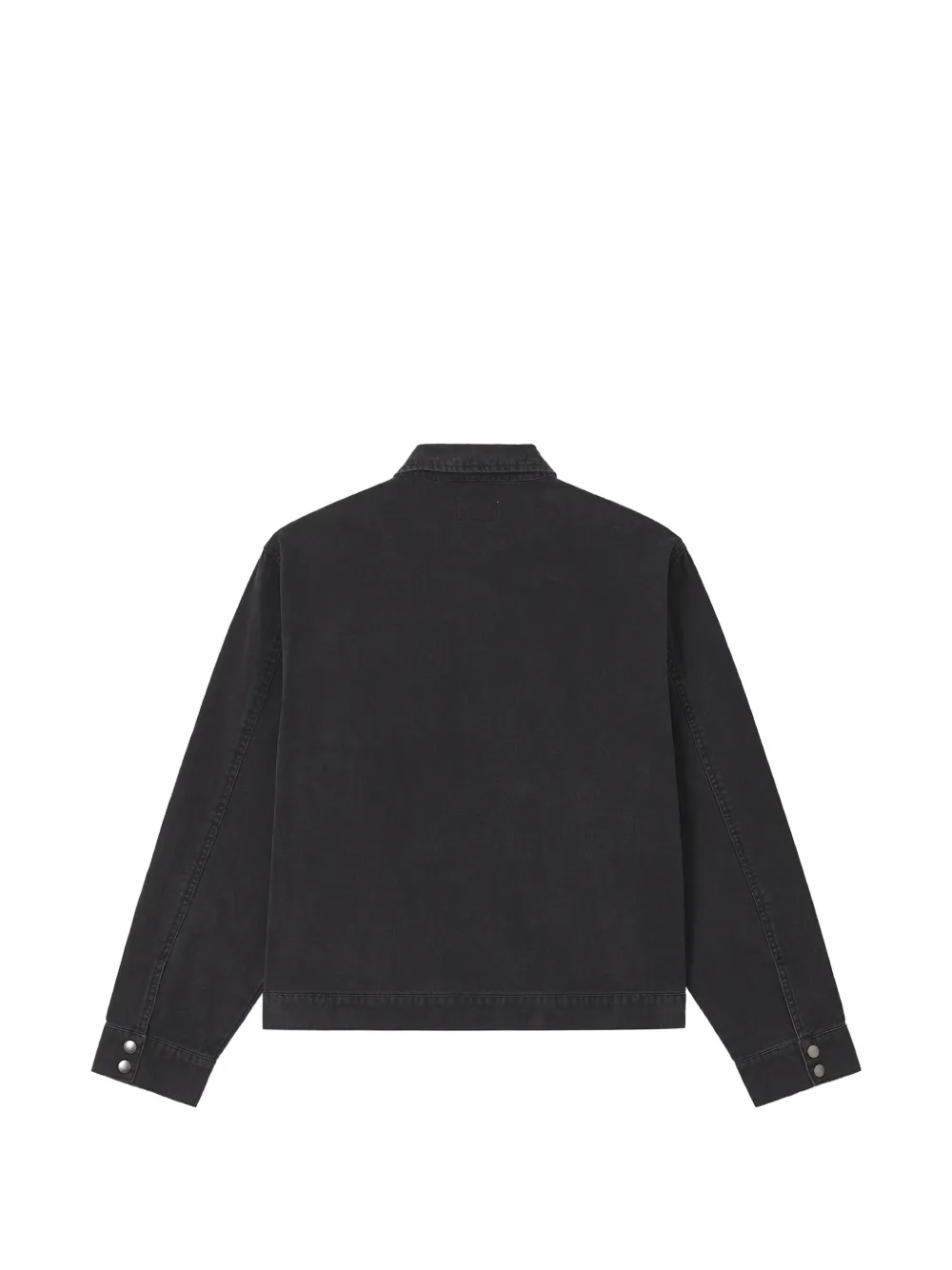izzue Denim jack met vlakken Zwart