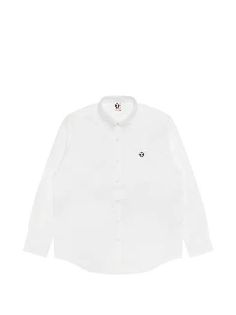 AAPE BY *A BATHING APE® camisa Aapenow con botones y parche Moonface