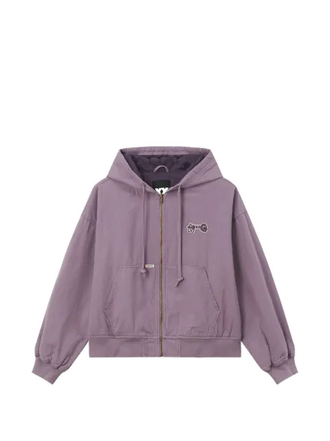 FINGERCROXX chaqueta con capucha y logo bordado