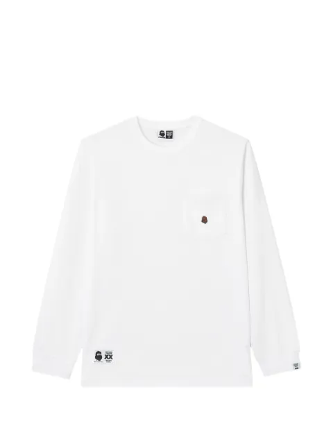 FINGERCROXX logo-patch pocket sweatshirt