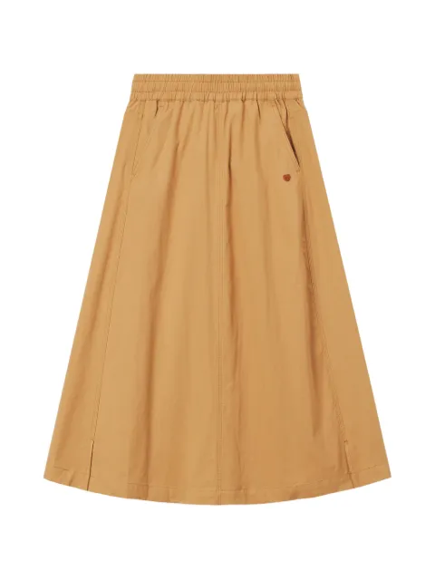 CHOCOOLATE elasticated-waist midi skirt