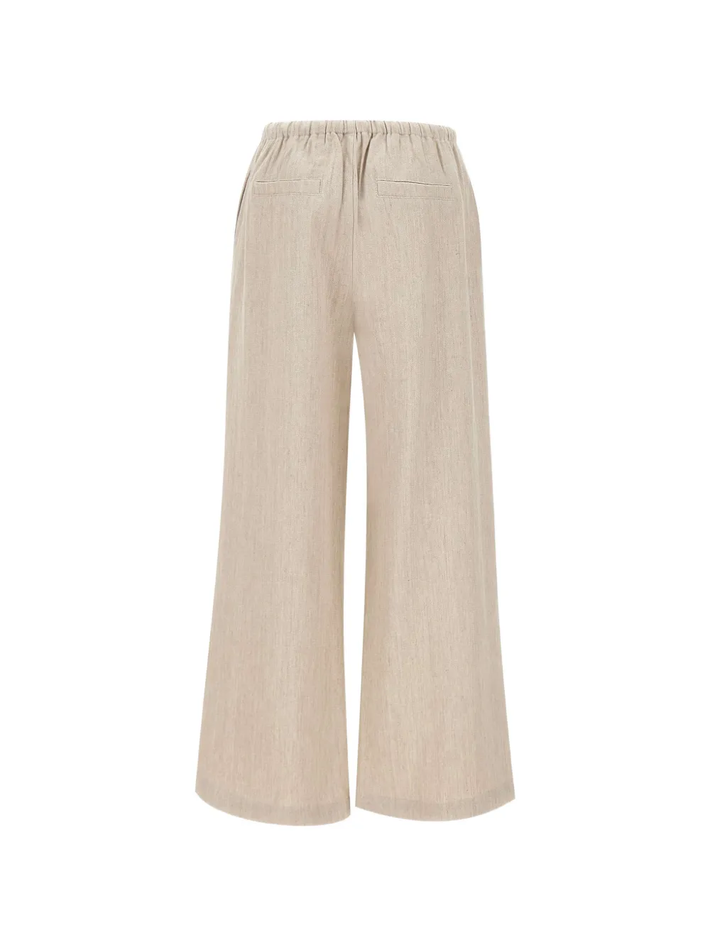 JcSophie Liseron palazzo broek met trekkoord Beige