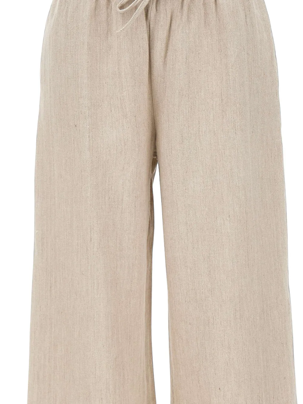 JcSophie Liseron palazzo broek met trekkoord Beige