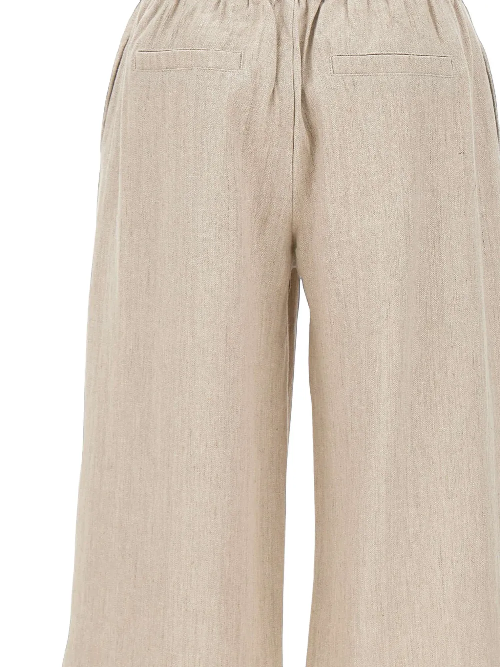 JcSophie Liseron palazzo broek met trekkoord Beige
