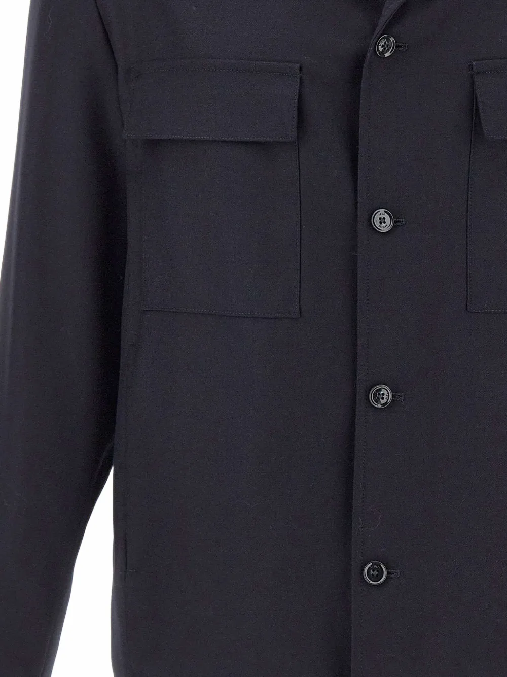 Briglia 1949 John button-up jack met borstzak Blauw