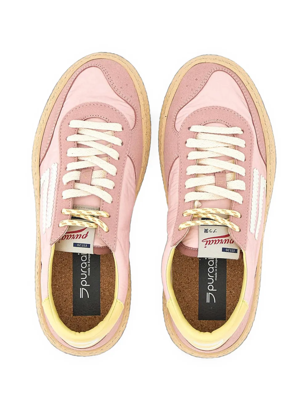 Puraai Polly low-top sneakers Roze