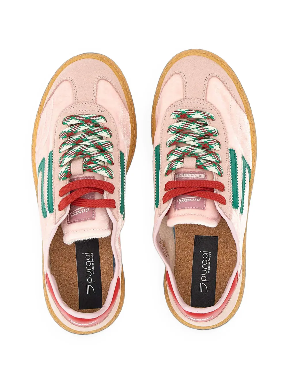 Puraai XS Conch Shell sneakers Roze