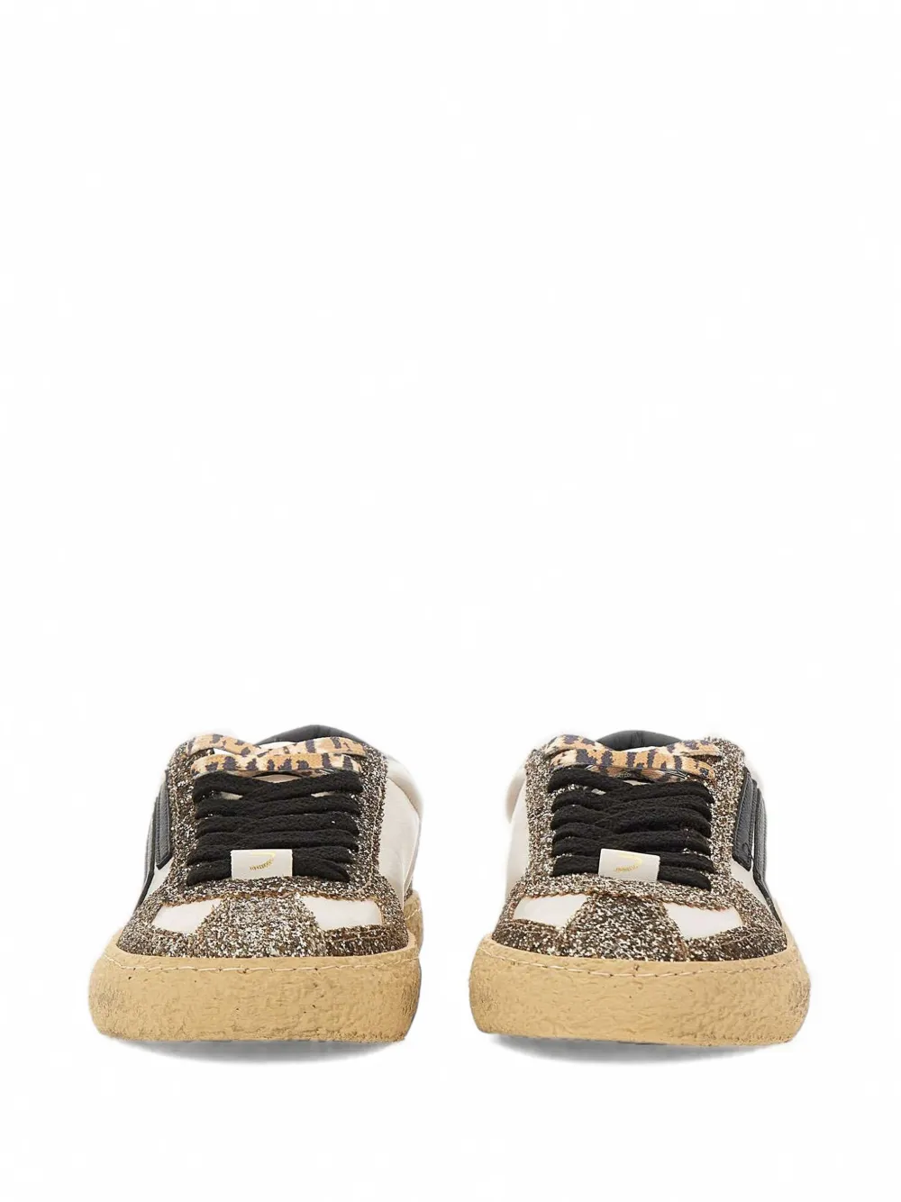Puraai 1.01 Vintage sneakers met glitters Wit