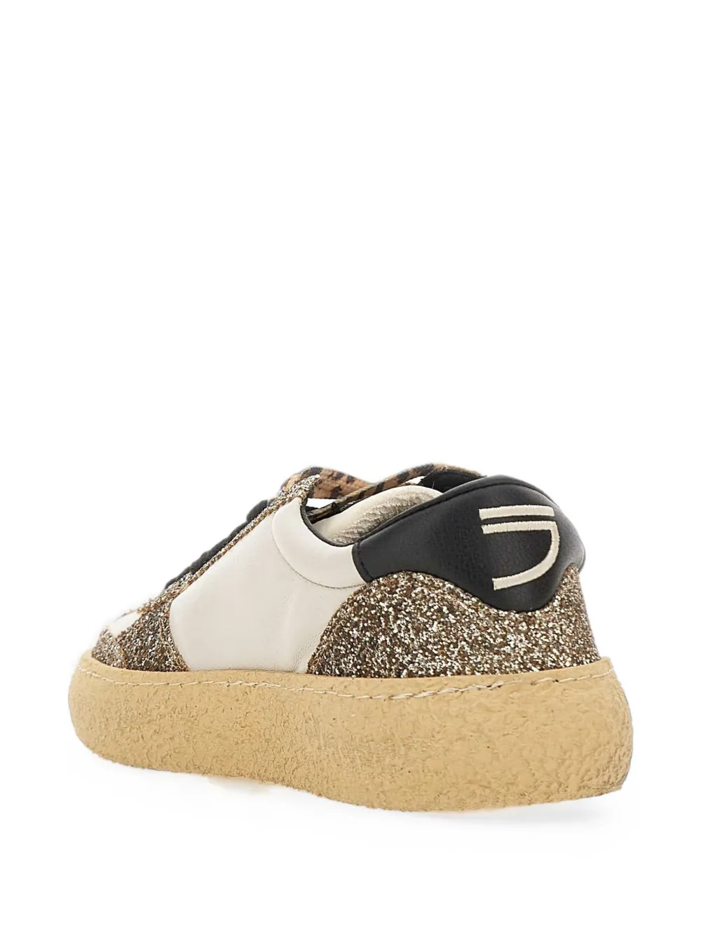 Puraai 1.01 Vintage sneakers met glitters Wit