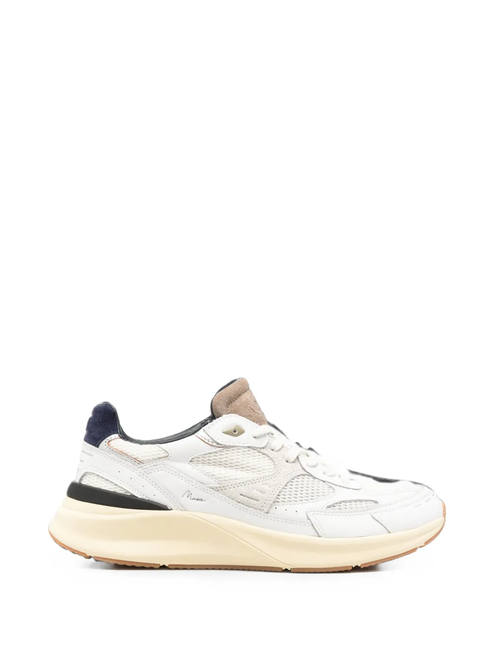 D.A.T.E. Musa leather sneakers - Bianco