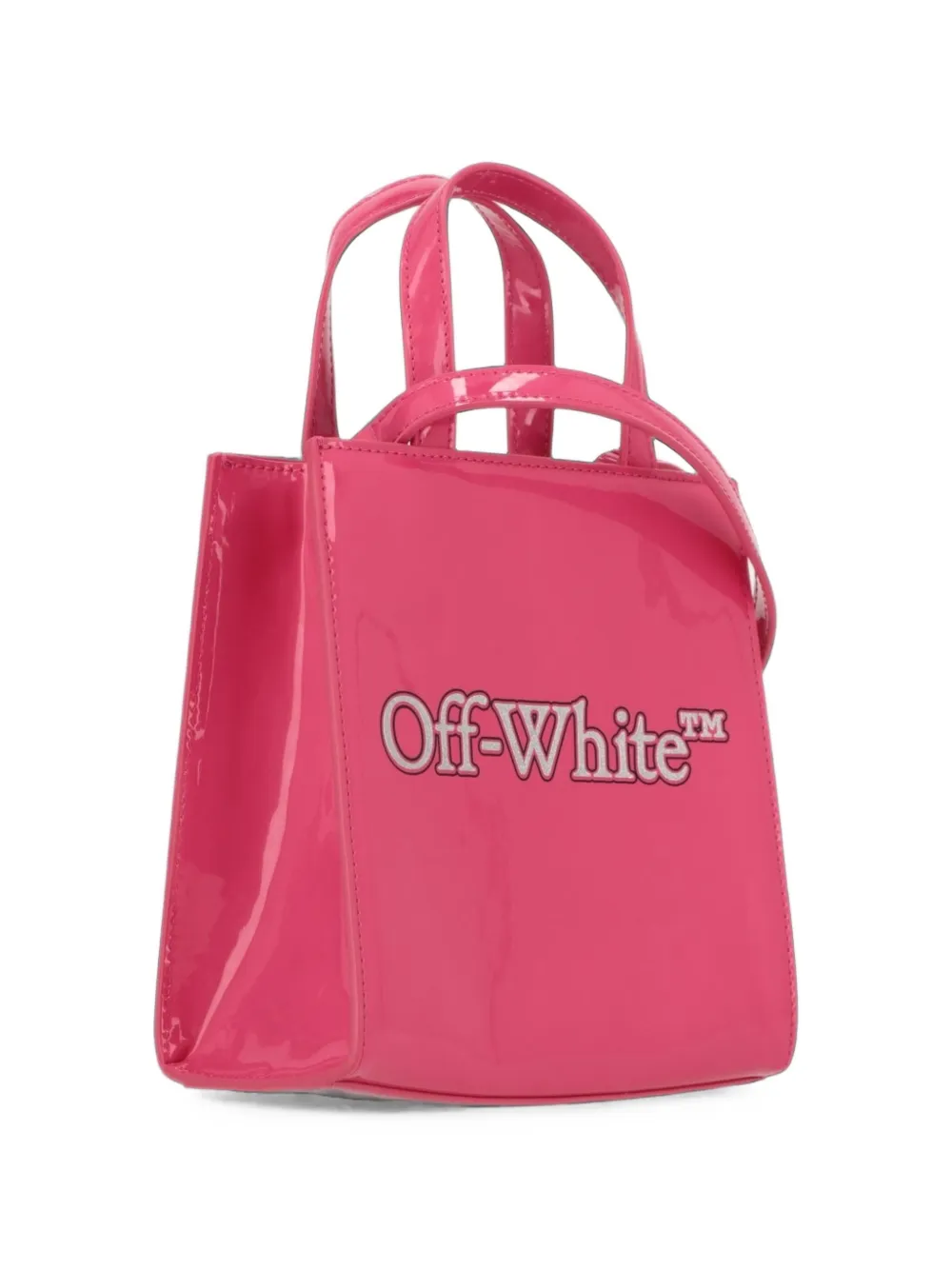 Off-White Kids Shopper met logoprint Roze