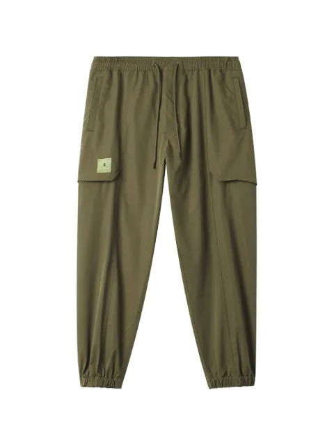 FINGERCROXX drawstring cargo-pockets track pants