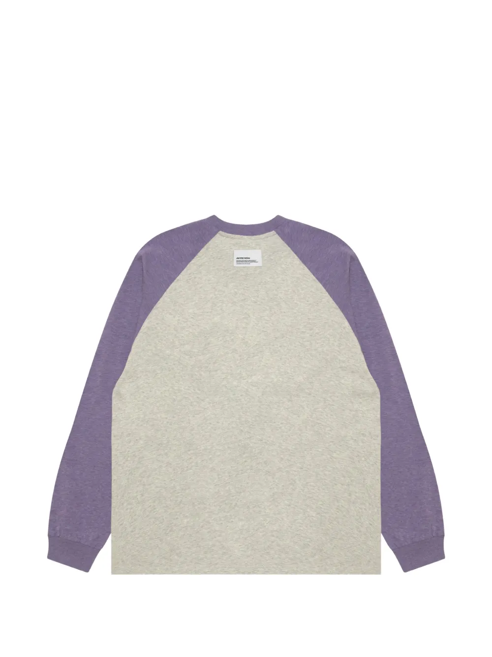 AAPE BY *A BATHING APE T-shirt met raglan mouwen en hartpatch Grijs