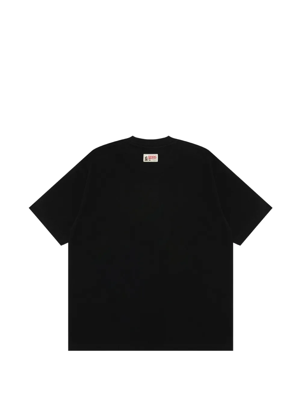 AAPE BY *A BATHING APE T-shirt met logopatch Zwart