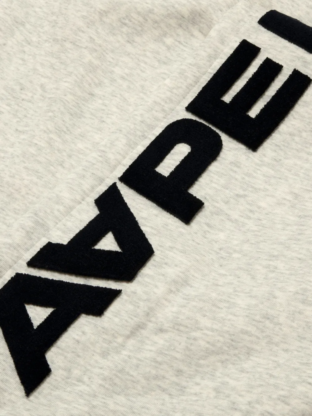 AAPE BY *A BATHING APE Hoodie met logoprint en rits Beige